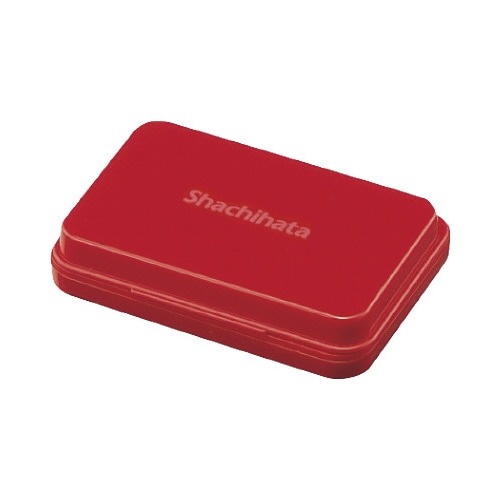 シヤチハタスタンプ台（油性顔料）　小形　赤画像