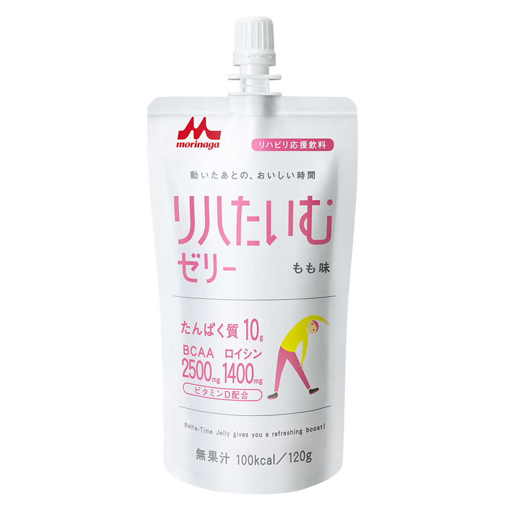リハたいむゼリー （栄養補助食品） もも味 24袋入画像