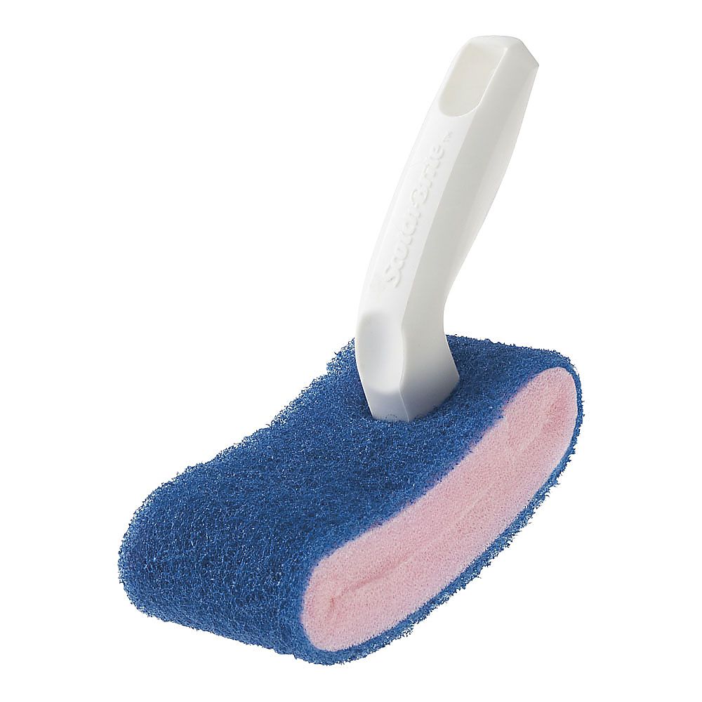 トイレ用柄つき　スポンジたわし画像