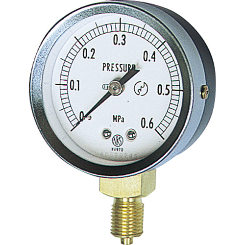 長野 JIS汎用形圧力計A枠(ｽﾄﾚｰﾄねじ) 1個画像