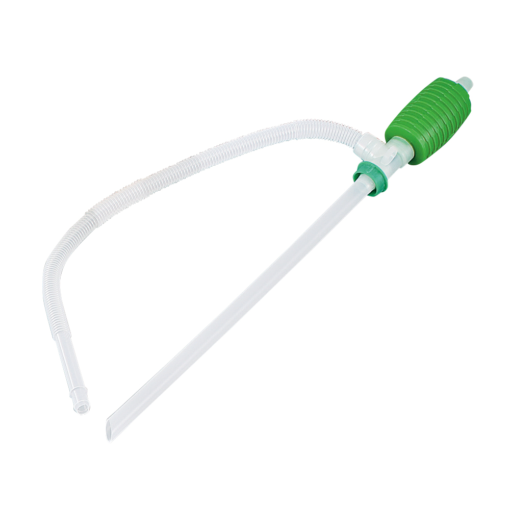 サイフォンポンプ （カラフルポンプ） グリーン　手動給油ポンプ／シュポシュポ型・液体識別カラー仕様