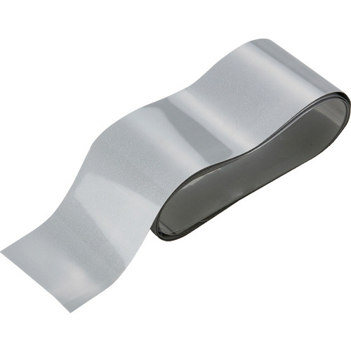 防災反射ﾃｰﾌﾟ 伸縮ﾀｲﾌﾟ ｸﾞﾚｰ 25×480mm 1個画像