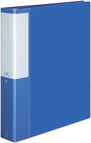 クリヤーＢポジティ替紙式青Ａ４縦背幅５３ｍｍ８冊画像