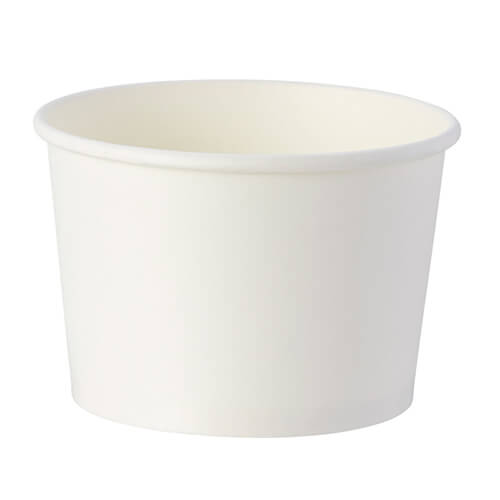 HEIKO 製菓資材 アイスカップ 10オンス(300ml) ホワイト 50個画像