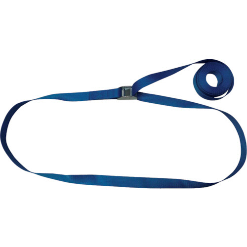 ﾗｯｼﾝｸﾞﾍﾞﾙﾄ(ﾍﾞﾙﾄ荷締機)ｶﾑﾊﾞｯｸﾙ式ｴﾝﾄﾞﾚｽﾀｲﾌﾟ 25mm×2m ﾌﾞﾙｰ 1本画像