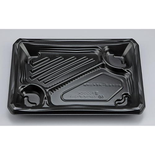 シーピー化成 弁当容器 CBFつむぎ10-1 黒 本体画像