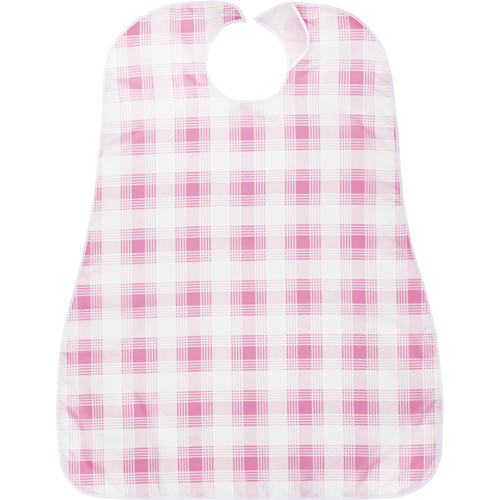 LOr食事用ｴﾌﾟﾛﾝ ﾋﾟﾝｸﾁｪｯｸ 1枚