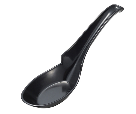 ラーメンレンゲスプーン　黒画像