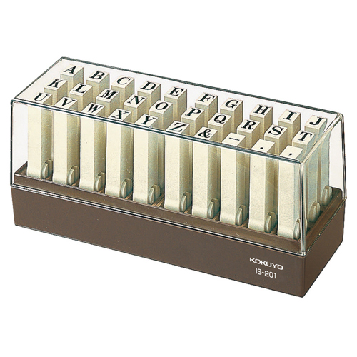 ｴﾝﾄﾞﾚｽｽﾀﾝﾌﾟ(英字ｾｯﾄ) 1号 1ｾｯﾄ(6個)