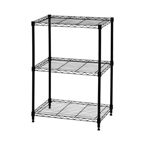 カラーメタルラック　幅５５０×高８００　ブラック画像