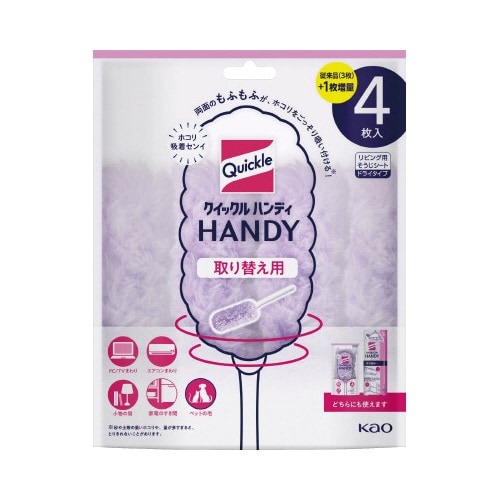 クイックルハンディ　取替用シート　４枚入り×６画像