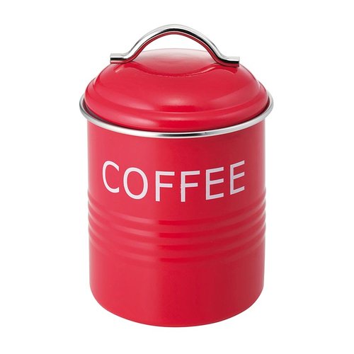 保存容器 バーネットキャニスター 赤 COFFEE