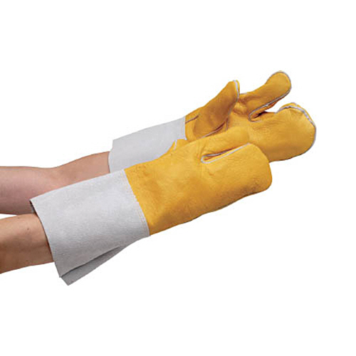 溶接用 牛革手袋 3本指 1双画像