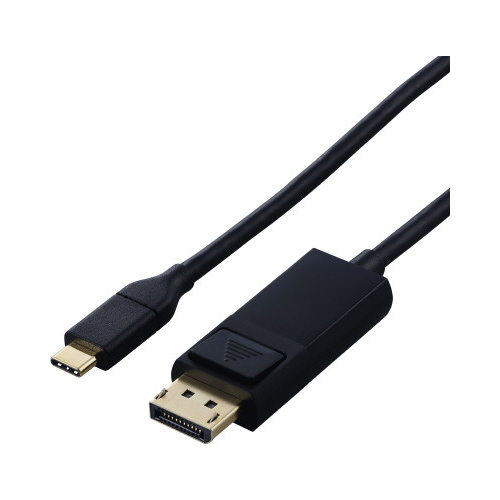 変換ケーブル　Ｃ－ＤＰ　１．０ｍ　黒