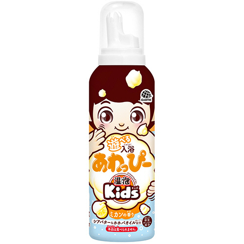 温泡 ONPO Kids 遊べる入浴 あわっぴー ﾐｶﾝの香り 160ml 1本