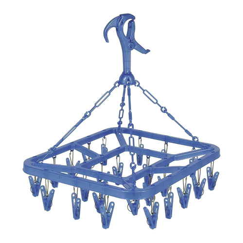 洗濯ハンガー 角ハンガー 平角ハンガー 24ピンチ画像