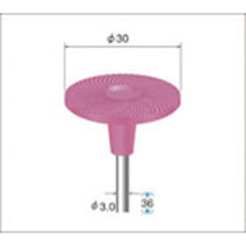 軸付ｺﾞﾑ砥石ﾃﾞｨｽｸ 1ﾊﾟｯｸ(5本)画像