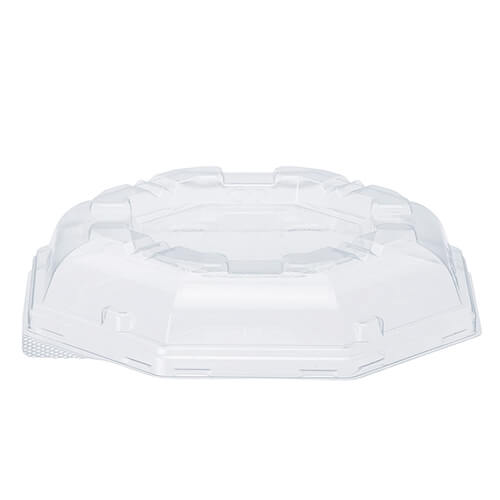 シーピー化成 製菓資材 フルーツ・スイーツ容器 COPNアクア八角 11(260ml) 嵌合蓋 50枚画像