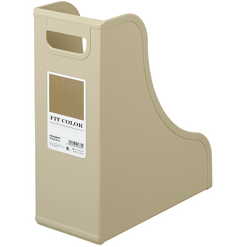 ﾌｨｯﾄｶﾗｰ ﾌｧｲﾙｽﾀﾝﾄﾞ A4 背幅119mm ﾌﾞﾗｳﾝ 1個画像