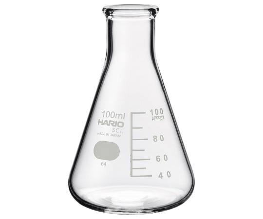 三角フラスコ　100mL　48個入画像