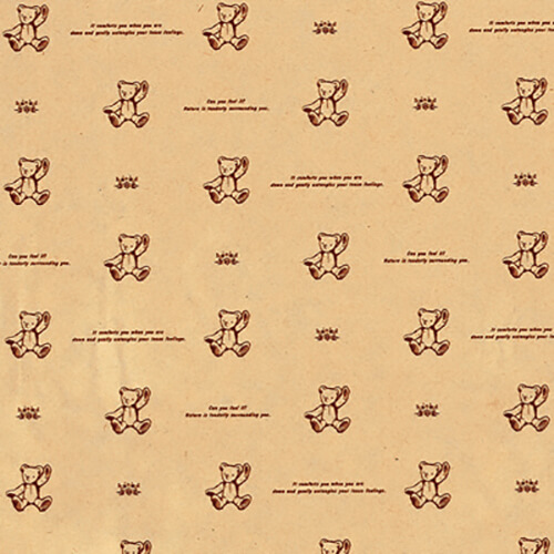 包装紙 半才 ハローベア画像