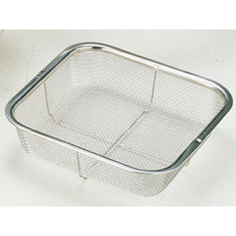 ザル 18-8 ミニ角ざる 22cm画像