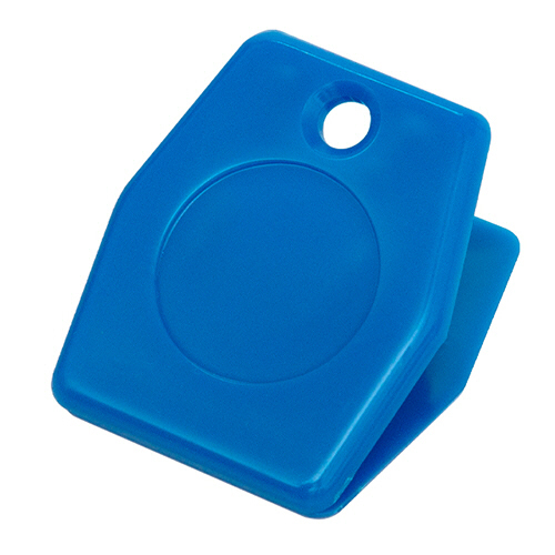 ｶﾗｰｸﾘｯﾌﾟ 無地 ﾌﾞﾙｰ 1ﾊﾟｯｸ(50個)画像