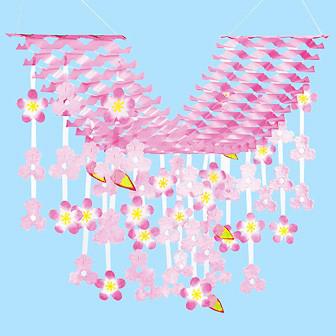 バリューミックス桜プリーツハンガー画像