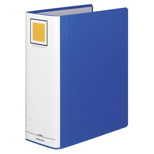 ﾁｭｰﾌﾞﾌｧｲﾙ(ｴｺﾂｲﾝR) A4ﾀﾃ 1000枚収容 100mmとじ 背幅115mm 青 1冊画像