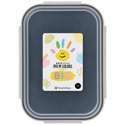 手形ｽﾀﾝﾌﾟﾊﾟｯﾄﾞ ﾊﾟｰﾑｶﾗｰｽﾞ ﾋﾞｯｸﾞ くろ 1個画像