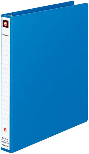 データバインダーＲ型　１１×１０　２２穴　青１０冊画像