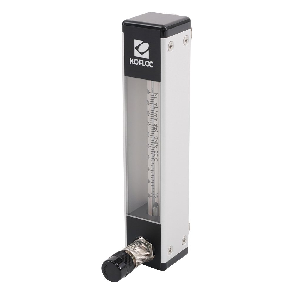 精密ニードルバルブ付フローメータ