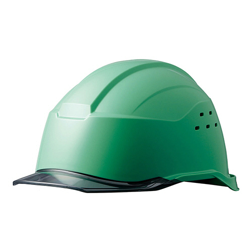 PC製ﾍﾙﾒｯﾄ(ｸﾘｱﾊﾞｲｻﾞｰ･通気孔･KP付) 侍II ｸﾞﾘｰﾝ/ｽﾓｰｸ 1個画像