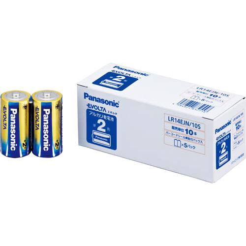 アルカリ乾電池　エボルタ　単２　１０本入画像
