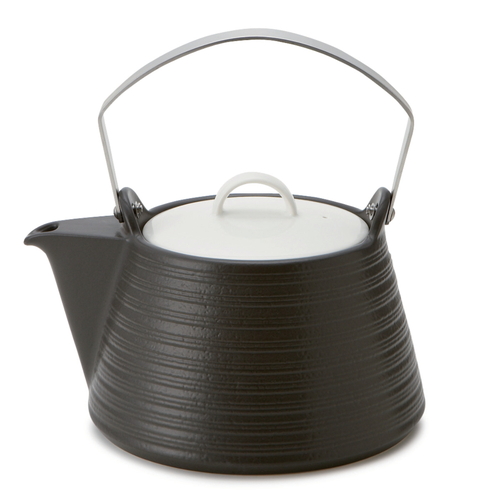 ケトル サーマテック 2L 陶器製 IH対応  ブラック