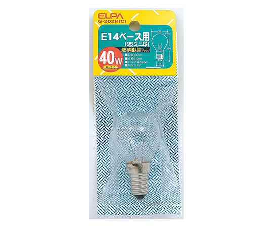 S型ミニ E14 40W画像
