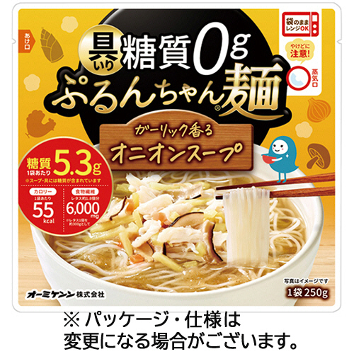 具いり糖質0gぷるんちゃん麺 ｶﾞｰﾘｯｸ香るｵﾆｵﾝｽｰﾌﾟ 250g 1ﾊﾟｯｸ画像