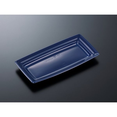 中央化学 軽食容器 CT 沙楽 K24-12 紺-BK 本体画像