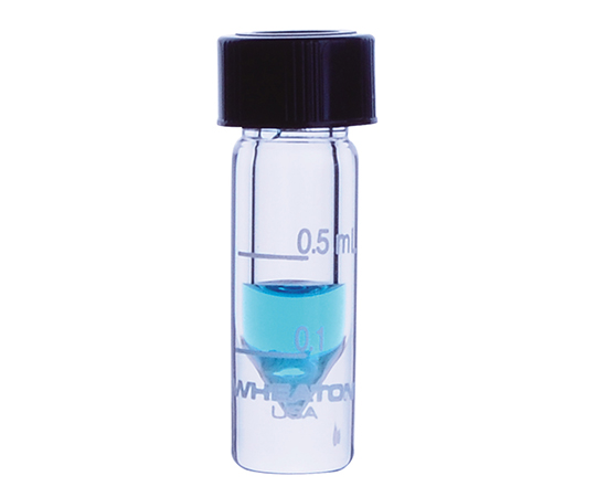 ミニバイアル オープントップキャップ 1mL 目盛 あり 1箱（12本入）画像