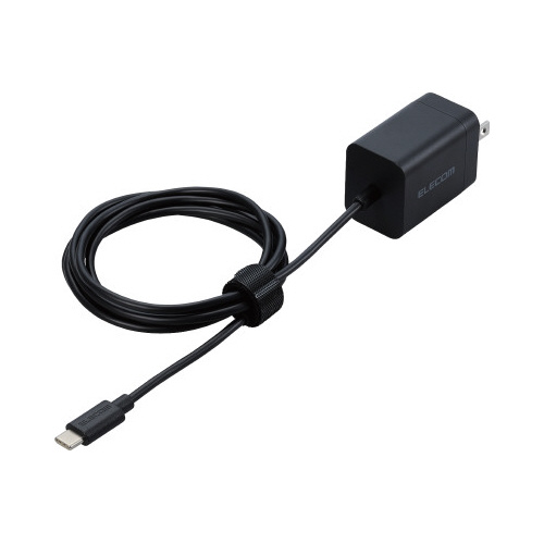 Ｔｙｐｅ－Ｃ充電器　ケーブル一体型　１．５ｍ　黒