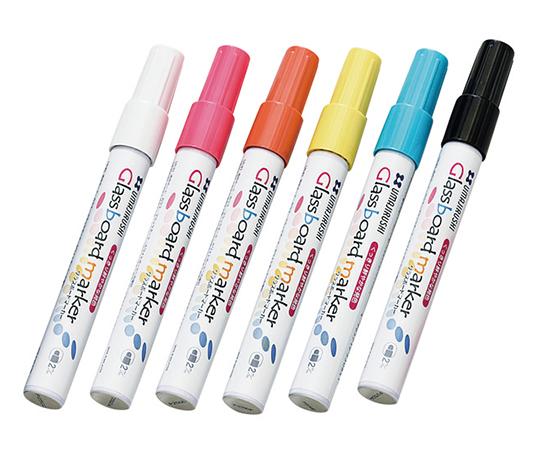 透明ボード用グラスボードマーカー6色セット
