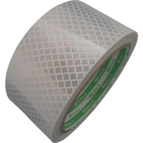 軟質高輝度ﾌﾟﾘｽﾞﾑ反射ﾃｰﾌﾟ DM9600 50mm×5m 白 1巻画像