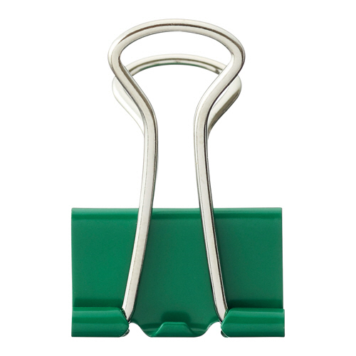 ﾀﾞﾌﾞﾙｸﾘｯﾌﾟ 中 口幅25mm ｸﾞﾘｰﾝ 1箱(10個)画像