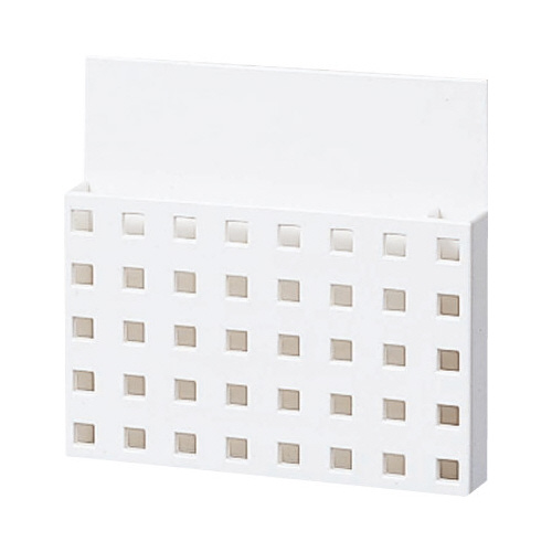 マグネットメモ＆レターポケット　ホワイト画像