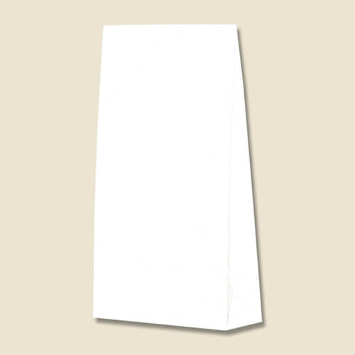 角底袋（白・幅210×マチ80×高385mm)画像
