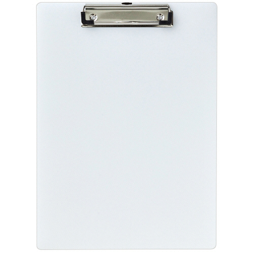 軽量ｸﾘｯﾌﾟﾎﾞｰﾄﾞ(抗菌) A4ﾀﾃ 乳白 1枚画像