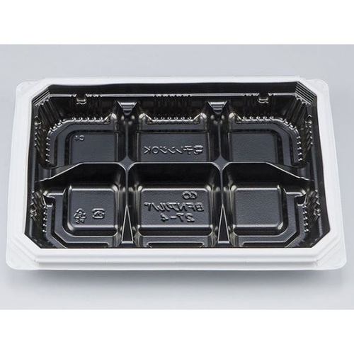 シーピー化成 弁当容器 BFNアルバ27-4 BW 本体 発泡画像