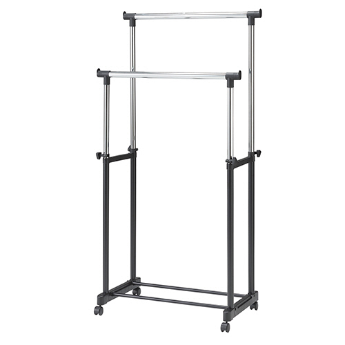 高さ伸縮ﾊﾟｲﾌﾟﾊﾝｶﾞｰ ﾀﾞﾌﾞﾙ ﾌﾞﾗｯｸ 1台画像