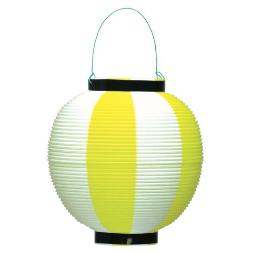 販促用品 40-7039 ポリ提灯 装飾用 黄白 ササガワ画像