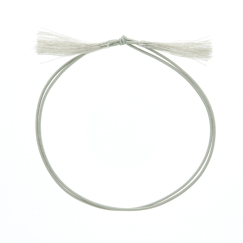 彩ゴム二重ゴム房　３８ｃｍ　折径１６ｃｍ　グレー画像